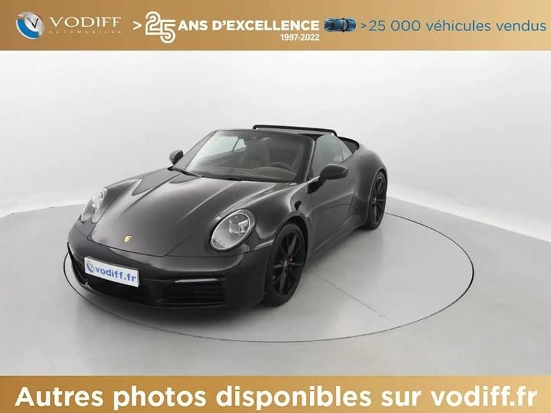 Noir Utilisé 2020 Porsche 911 Carrera 4S Cabriolet Cabriolet | 154 950 € (Prix cher) - Image 1/4