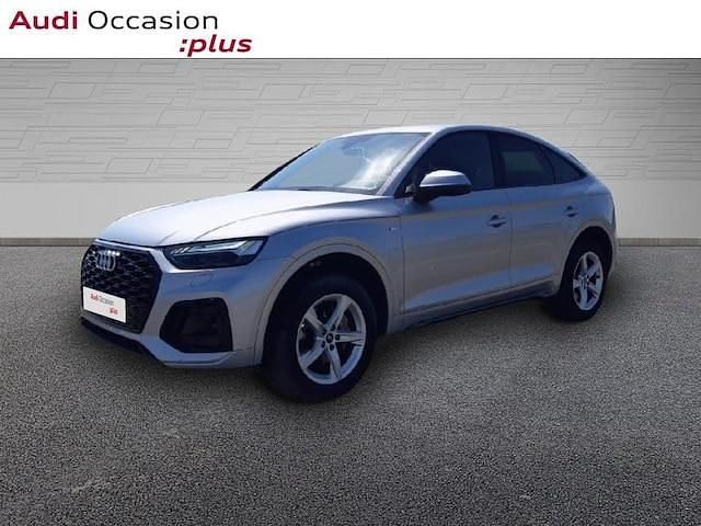 Argent fleuret métallisé Utilisé 2021 Audi Q5 S-Line SUV | 42 987 € (Prix cher) - Image 1/4