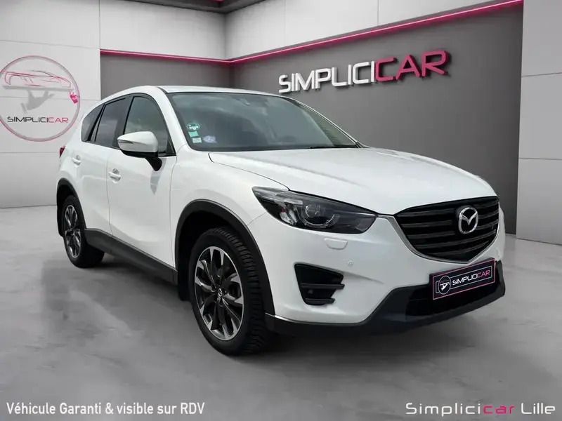 Blanc Utilisé 2017 Mazda CX-5 Selection SUV | 18 990 € (Bon prix) - Image 1/4
