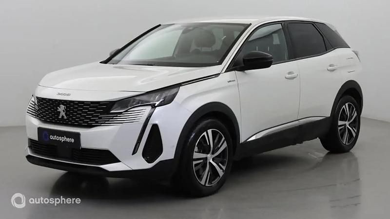 Blanc Utilisé 2021 Peugeot 3008 Allure SUV | 24 499 € (Prix juste) - Image 1/4