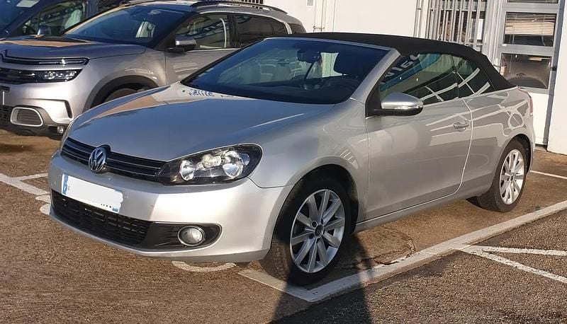 Gris Utilisé 2013 VW Golf Cabriolet Cabriolet | 9 500 € - Image 1/4