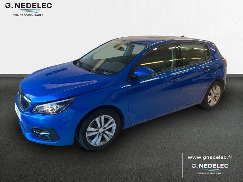 Bleue Utilisé 2021 Peugeot 308 Active Berline | 17 900 € (Prix juste) - Image 1/4