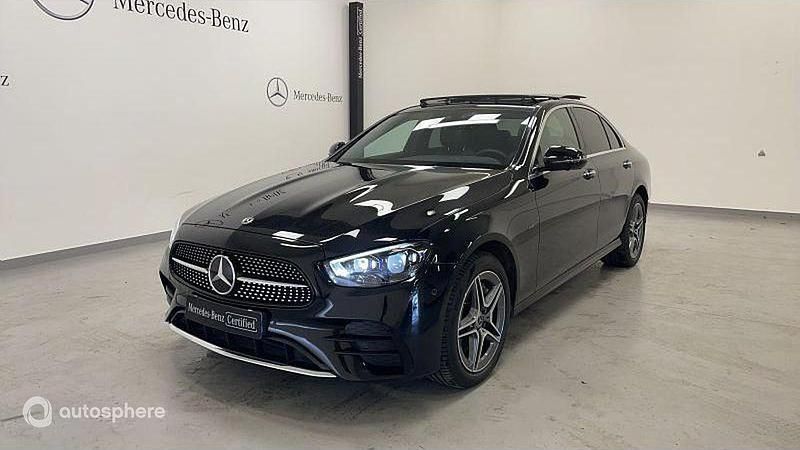 Noir Utilisé 2021 Mercedes E300 AMG line Berline | 63 490 € - Image 1/4