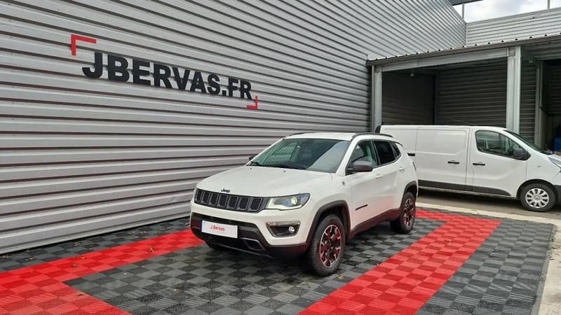 Blanc Utilisé 2020 Jeep Compass Trailhawk SUV | 19 990 € (Prix assez cher) - Image 1/4