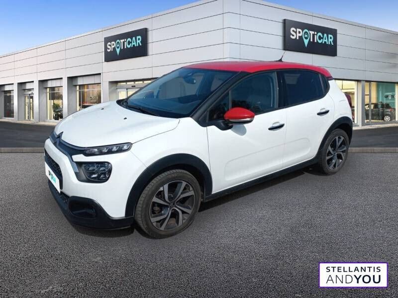 Blanc Utilisé 2022 Citroën C3 Shine Citadine | 13 990 € (Prix juste) - Image 1/4