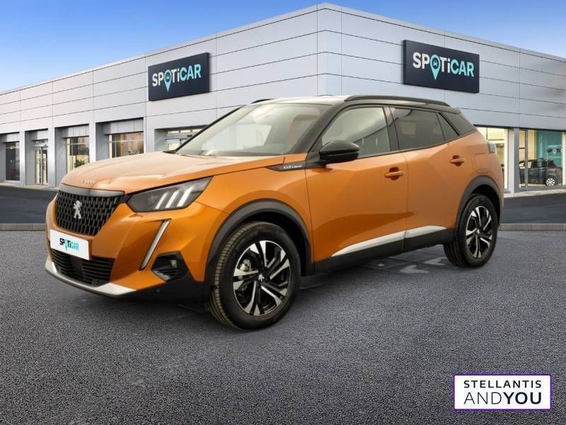 Orange Utilisé 2020 Peugeot 2008 GT-line SUV | 14 990 € (Prix juste) - Image 1/3