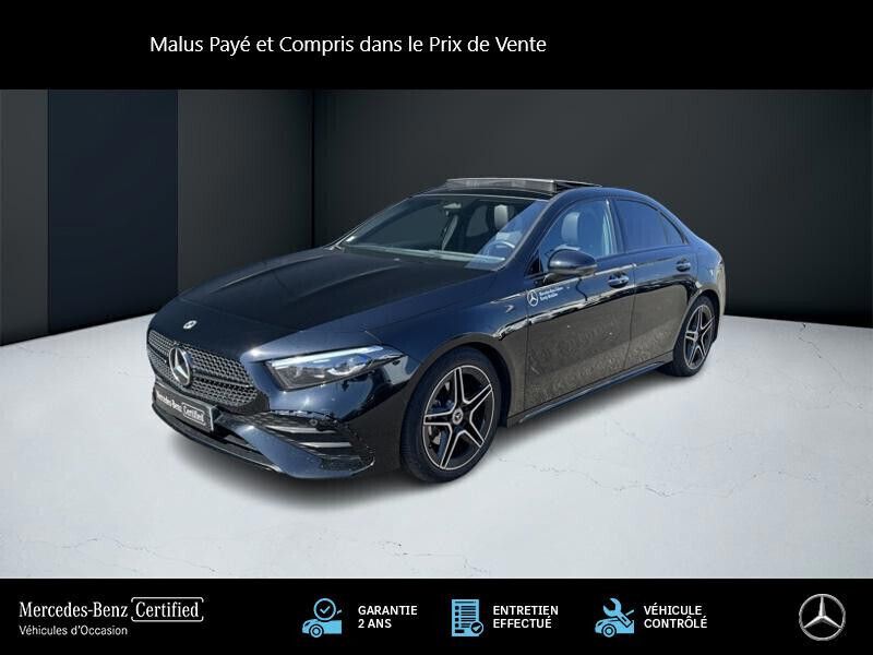 Noir Utilisé 2024 Mercedes A200 AMG line Berline | 37 200 € (Prix juste) - Image 1/4