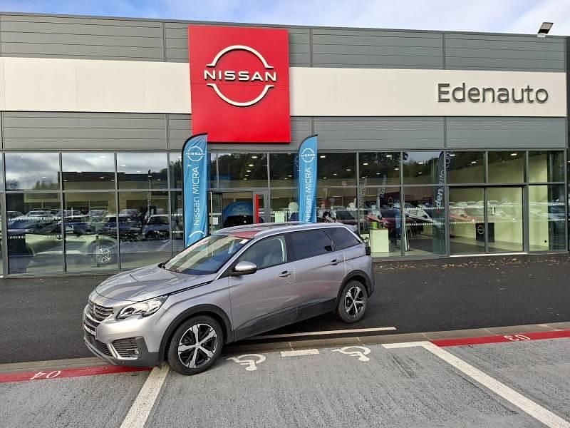 Gris fonce Utilisé 2018 Peugeot 5008 Business-Line Monospace | 17 900 € (Bon prix) - Image 1/4