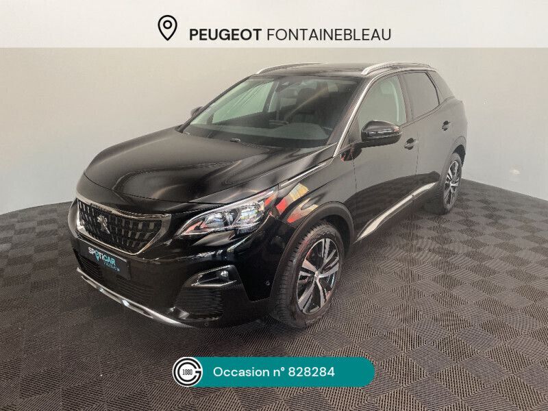 Noir Utilisé 2019 Peugeot 3008 Allure SUV | 13 480 € (Prix juste) - Image 1/4