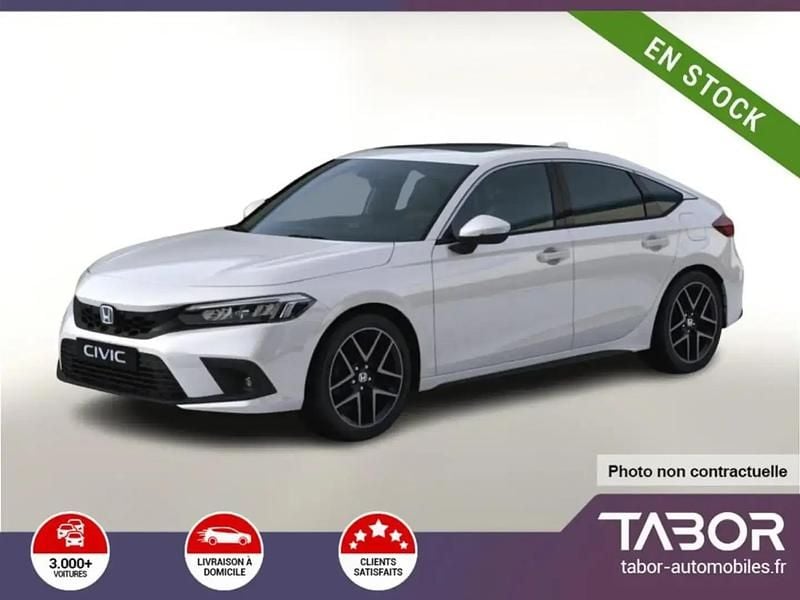 Blanc Nouvelle 2025 Honda Civic Advance Berline | 37 400 € (Prix juste) - Image 1/4