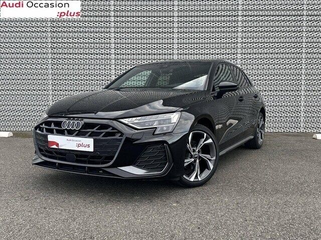 Noir mythic métallisé Utilisé 2025 Audi A3 S-Line | 37 890 € (Prix assez cher) - Image 1/4