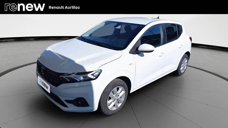 Blanc Utilisé 2022 Dacia Sandero Comfort Citadine | 12 590 € (Bon prix) - Image 1/4