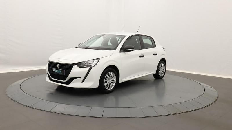 Blanc Utilisé 2022 Peugeot 208 Active Citadine | 11 150 € (Prix juste) - Image 1/4