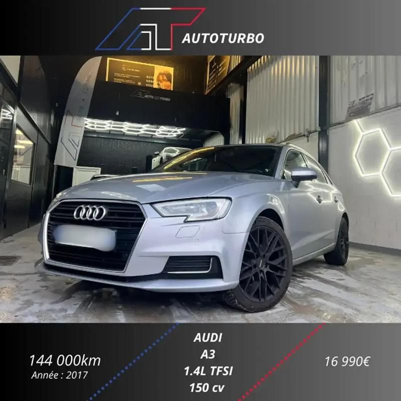 Gris Occasion 2017 Audi A3 Design Berline | 16 990 € (Prix juste) - Image 1/4