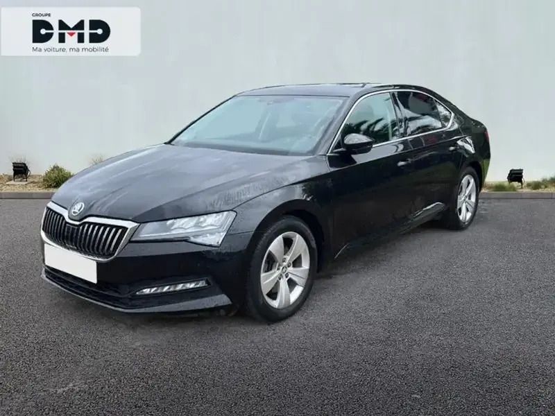 Blanc Utilisé 2021 Skoda Superb Business Line Berline | 21 990 € (Prix juste) - Image 1/4