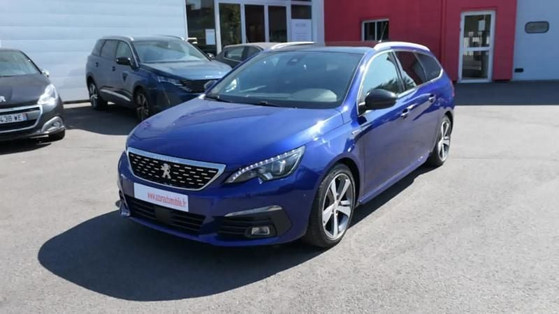 Bleu Utilisé 2020 Peugeot 308 GT-line Break | 15 490 € (Prix juste) - Image 1/4