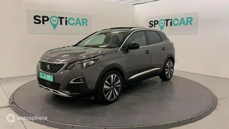 Gris Utilisé 2020 Peugeot 3008 GT SUV | 22 999 € (Prix juste) - Image 1/4