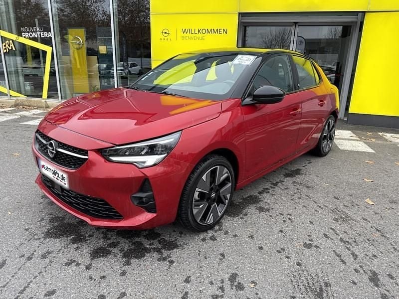 Rouge piment Utilisé 2021 Opel Corsa-e GS Line Citadine | 14 889 € (Prix juste) - Image 1/4