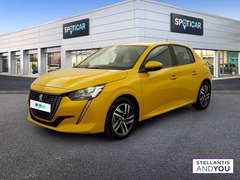 Jaune Utilisé 2020 Peugeot 208 Allure Citadine | 12 290 € (Bon prix) - Image 1/3