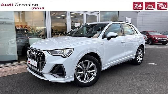 Blanc glacier métallisé Occasion 2023 Audi Q3 S-Line SUV | 32 900 € - Image 1/4