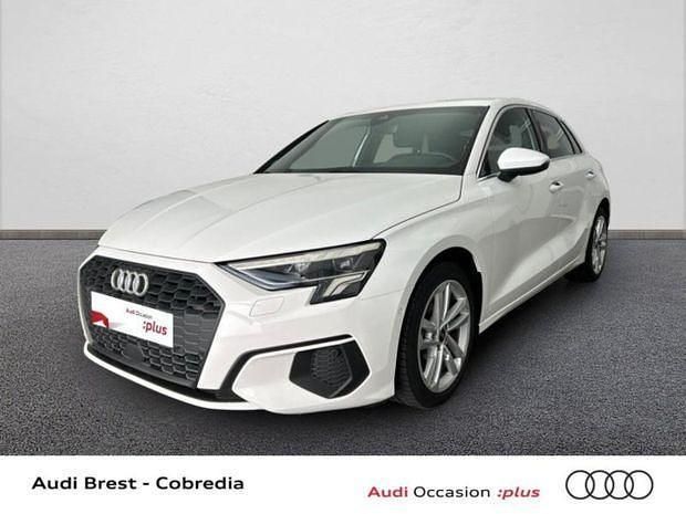 Blanc Utilisé 2022 Audi A3 Business | 25 390 € (Prix juste) - Image 1/4