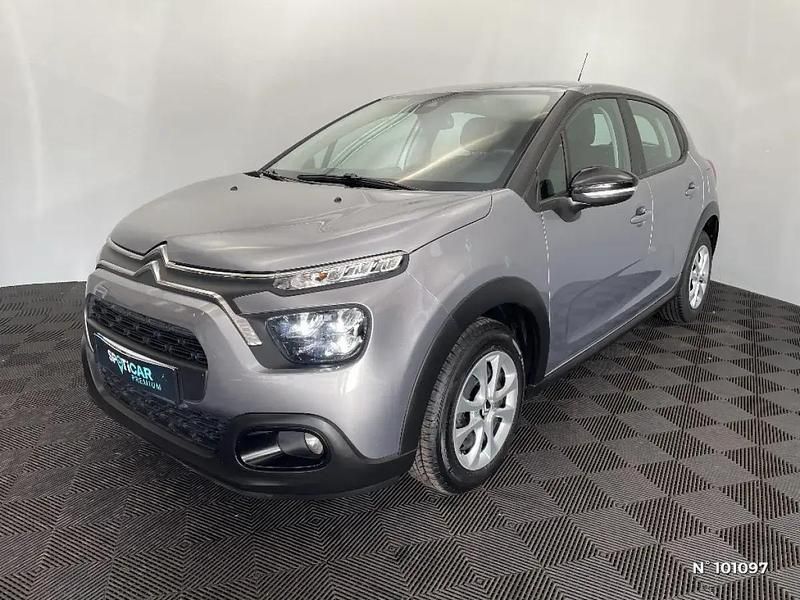 Gris Utilisé 2021 Citroën C3 Business Class Citadine | 8 980 € (Bon prix) - Image 1/4