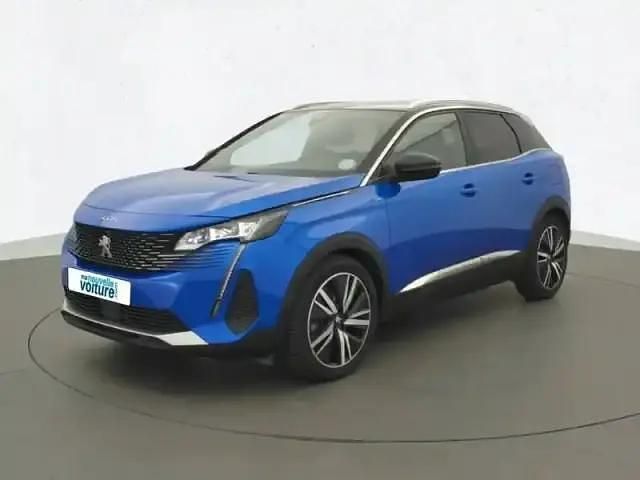Bleu Utilisé 2021 Peugeot 3008 GTi SUV | 24 390 € (Prix juste) - Image 1/4