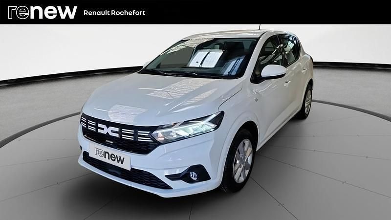 Blanc Utilisé 2023 Dacia Sandero Expression Citadine | 13 990 € (Prix juste) - Image 1/4
