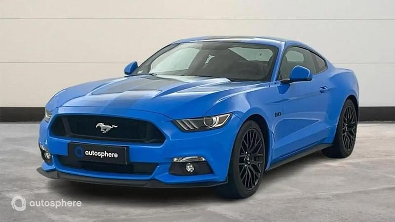 Bleu Occasion 2017 Ford Mustang GT Fastback Coupé | 49 990 € (Prix juste) - Image 1/4