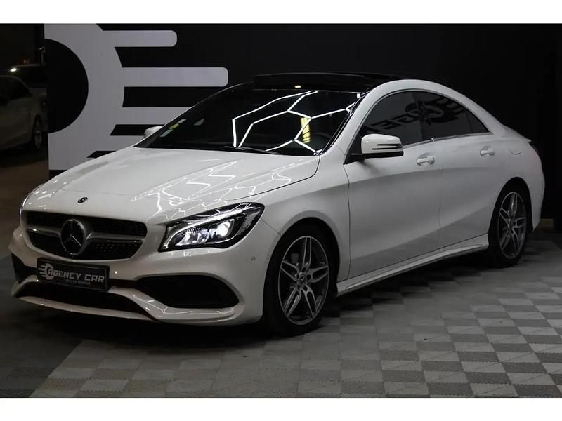Occasion Mercedes CLA200 AMG line 136 ch (100 kW) 2019 Blanc Berline