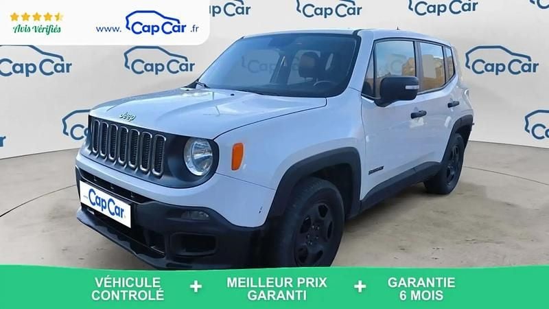 Blanc Occasion 2017 Jeep Renegade Sport SUV | 10 870 € (Prix juste) - Image 1/4
