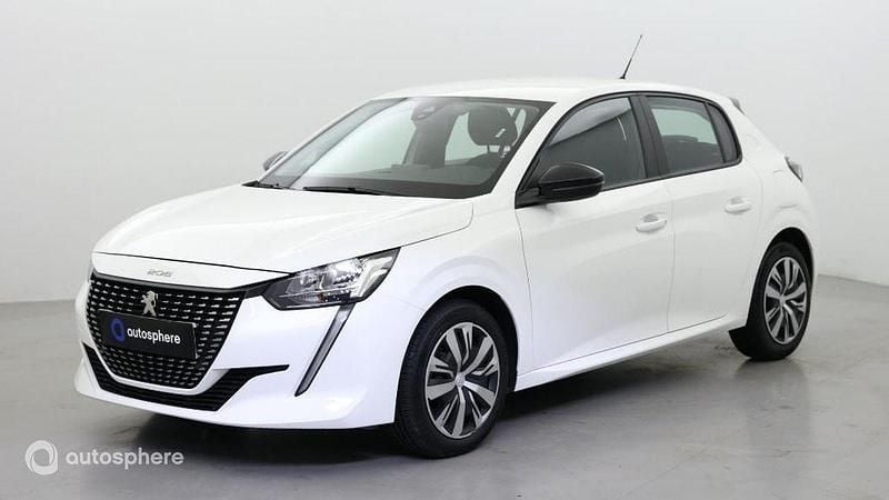 Blanc Utilisé 2023 Peugeot 208 Active Citadine | 12 999 € (Prix juste) - Image 1/4