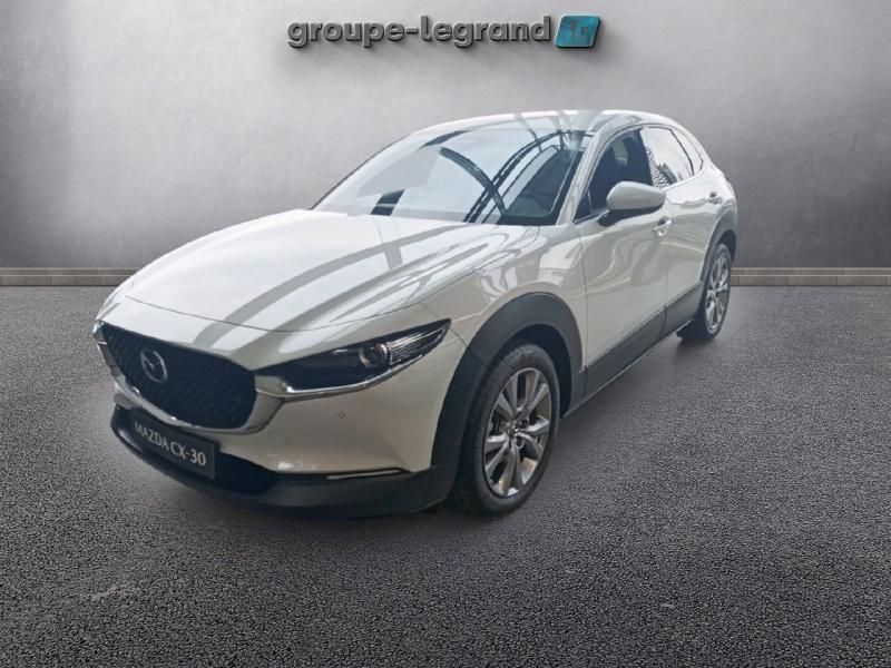 Blanc Utilisé 2025 Mazda CX-30 Exclusive-Line SUV | 32 990 € (Prix assez cher) - Image 1/3