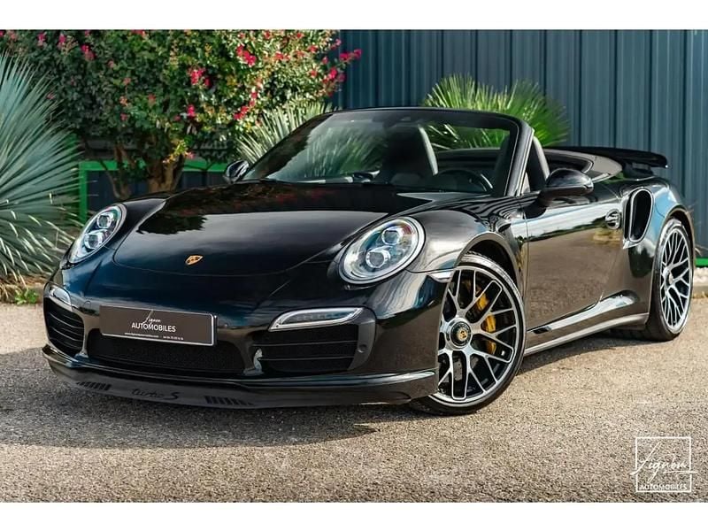 Noir Utilisé 2014 Porsche 911 Turbo S Cabriolet Cabriolet | 144 990 € - Image 1/4
