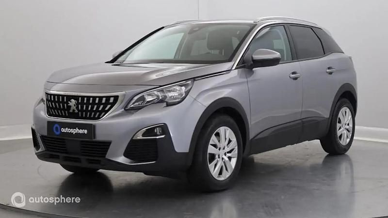 Gris Utilisé 2021 Peugeot 3008 Business-Line SUV | 19 499 € (Bon prix) - Image 1/4