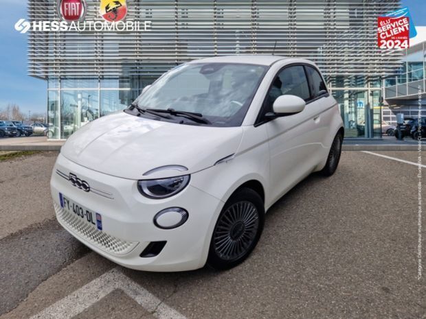 Blanc Utilisé 2021 Fiat 500e Citadine | 13 100 € (Super prix) - Image 1/4