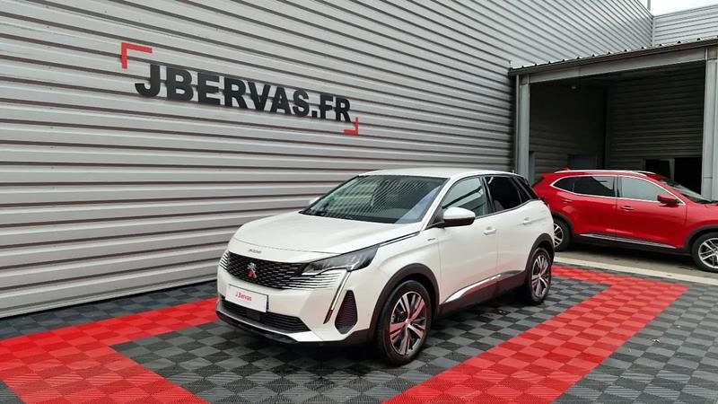 Blanc Utilisé 2021 Peugeot 3008 Allure SUV | 21 590 € (Super prix) - Image 1/4