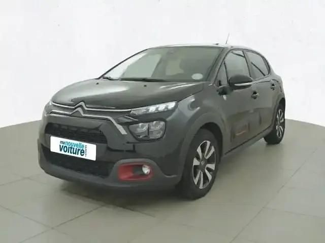 Noir perla nera (métallisée) Occasion 2022 Citroën C3 PureTech Berline | 10 990 € (Prix juste) - Image 1/4
