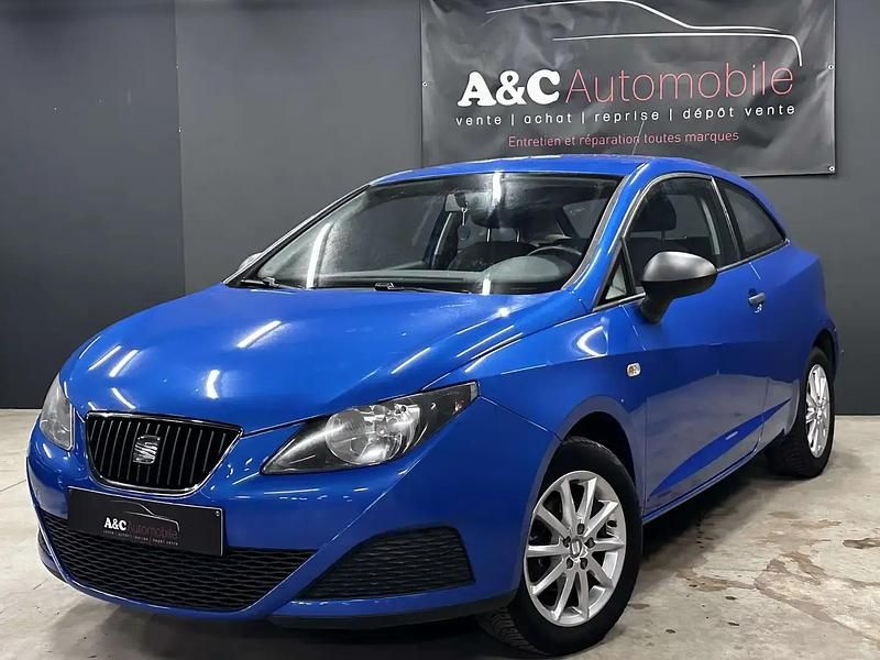 Bleu Occasion 2012 Seat Ibiza SC Ecomotive Citadine | 4 400 € - Image 1/4