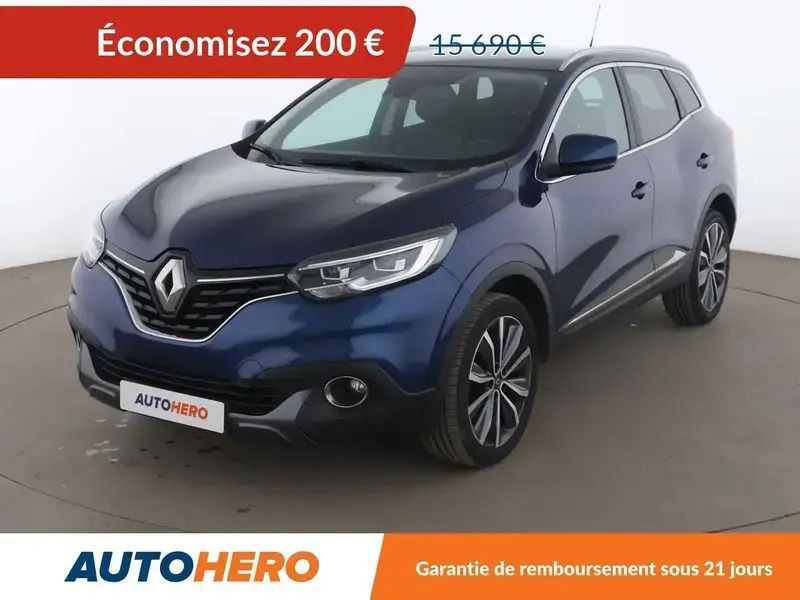 Bleu Utilisé 2018 Renault Kadjar Intens SUV | 15 490 € (Prix juste) - Image 1/2