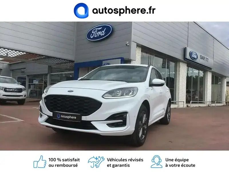 Blanc glacier Utilisé 2022 Ford Kuga ST-Line SUV | 44 490 € - Image 1/4