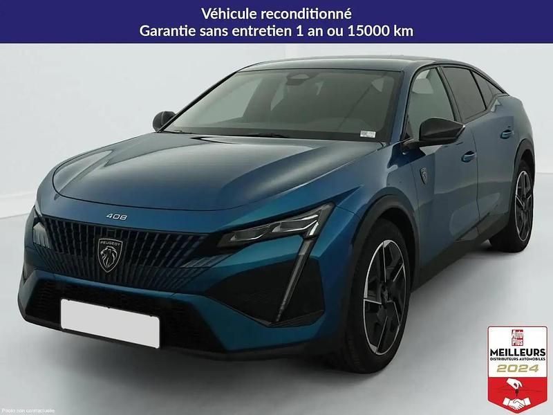 Bleu Occasion 2025 Peugeot 408 GT Berline | 30 394 € (Prix juste) - Image 1/4