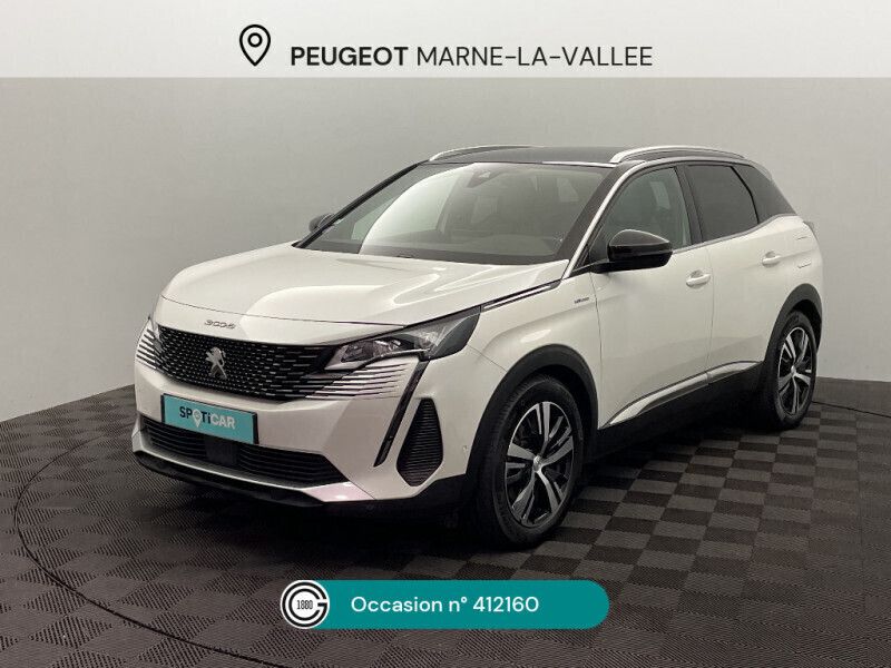 Blanc Utilisé 2021 Peugeot 3008 GT SUV | 21 990 € (Prix juste) - Image 1/4
