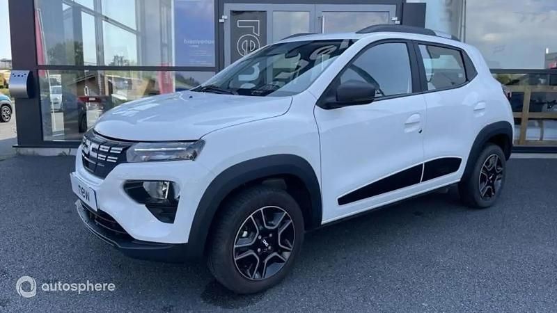 Blanc Occasion 2023 Dacia Spring Essentiel Citadine | 9 999 € (Prix juste) - Image 1/4