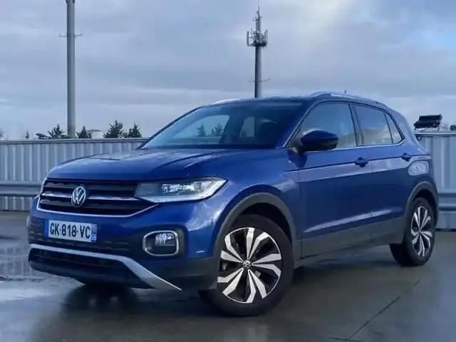Bleu récif métallisée Occasion 2022 VW T-Cross Style SUV | 19 689 € (Prix juste) - Image 1/4