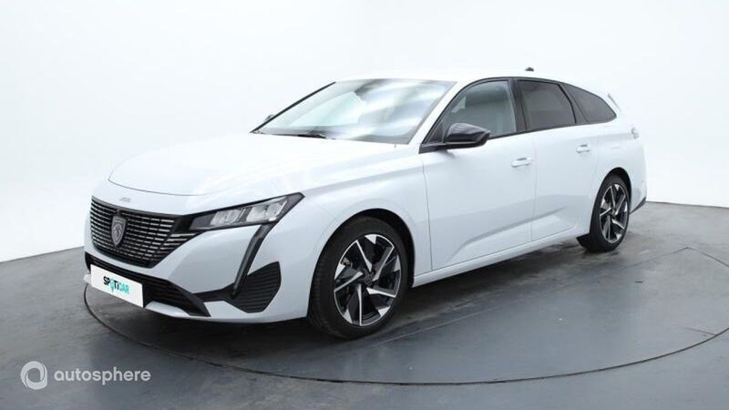 Blanc okénite (m) Utilisé 2024 Peugeot 308 Allure Break | 27 980 € (Prix juste) - Image 1/4