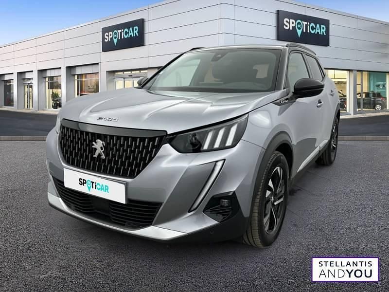 Gris Utilisé 2020 Peugeot 2008 GT-line SUV | 17 490 € (Prix juste) - Image 1/4