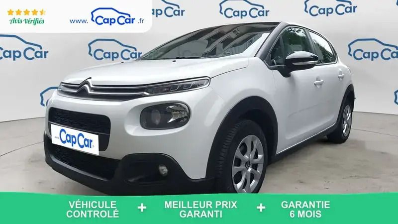 Blanc Utilisé 2019 Citroën C3 Live Citadine | 7 540 € (Bon prix) - Image 1/4