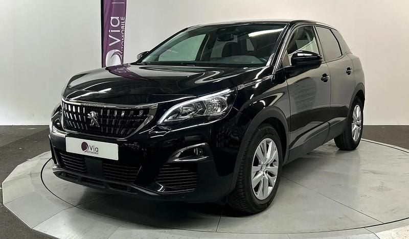 Noir Utilisé 2020 Peugeot 3008 Business-Line SUV | 16 500 € (Prix juste) - Image 1/4