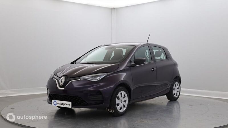 Violet Utilisé 2021 Renault Zoe Life Citadine | 13 999 € (Prix juste) - Image 1/4